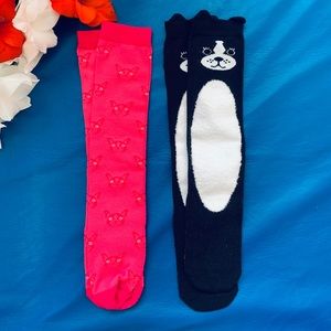Socks knee length for girls ages 4 to 10